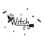  Αυτοκολλητο Τοιχου Παιδικου Δωματιου - The Witch Is In