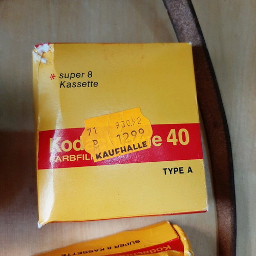 Eumig Viennette Super 8 camera used with case and Kodak film