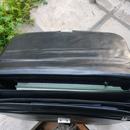 Mont Blanc briefcase like new, black classic