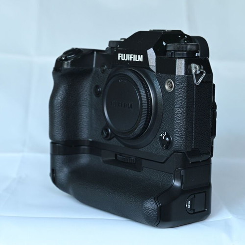 Fujifilm X-H1 camera used with extras and accessories