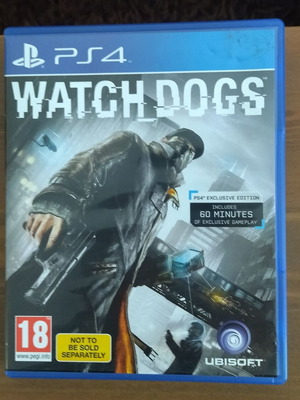 Watch Dogs PS4 used, in good condition