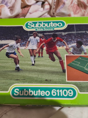 Subbuteo επιτραπέζιο ποδόσφαιρο, δεκαετία 80, γνήσιο με τσόχα