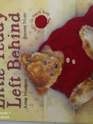 Little Teddy Left Behind book used in English for children