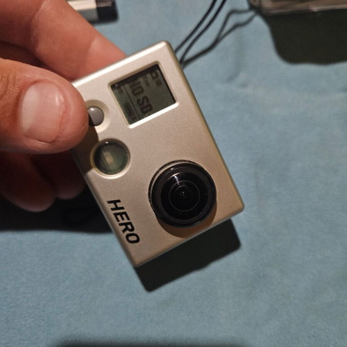 Go Pro Hero 2 used with waterproof housing and accessories