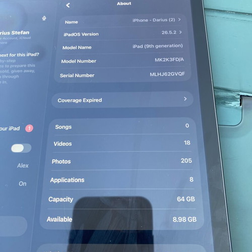 iPad 9th Generation 64 GB used