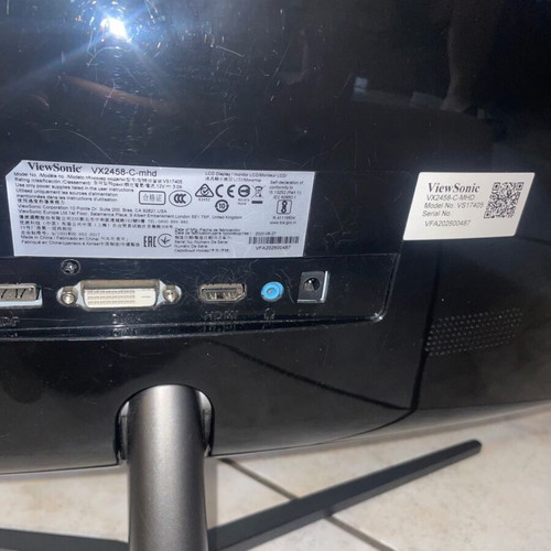 ViewSonic Monitor 144 Hz 1080p Like New