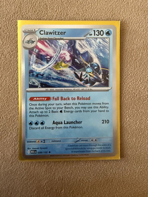 Clawitzer 038/132 Mega Evolution card new condition