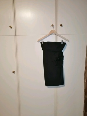 Black strapless dress size XS