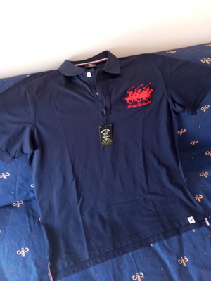 Beverly Hills Polo Club polo shirt new, size 3XL, dark blue