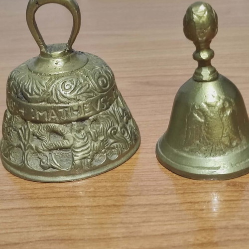 Evangelists bell used, vintage bronze