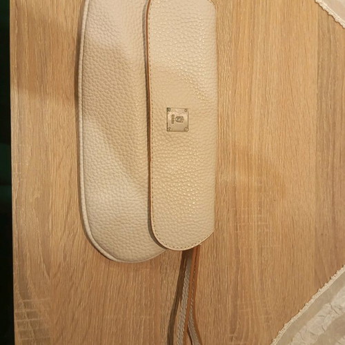 Kem bag like new, beige evening with inner pocket
