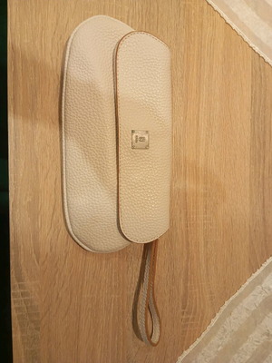 Kem bag like new, beige evening with inner pocket
