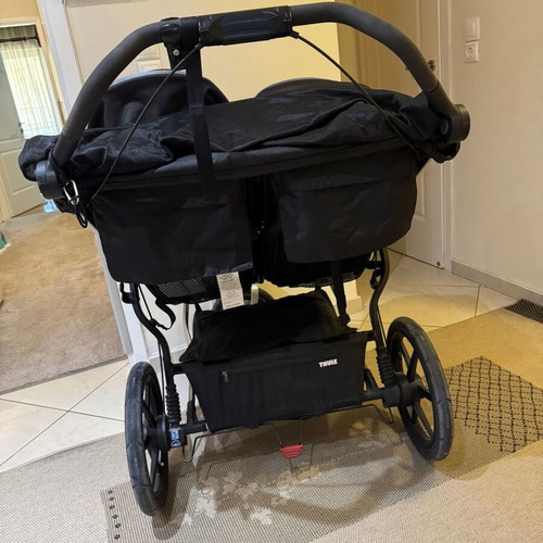 Thule Urban Glide 2 Double stroller used with mosquito net