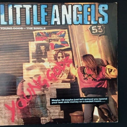 Little Angels Young Gods 7’ vinyl single used, metal