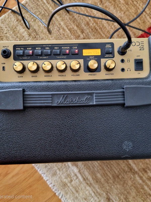 Marshall Code 25 ενισχυτής σαν καινούργιος