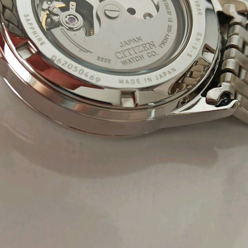 Citizen NY4050-54E men's automatic watch new, black