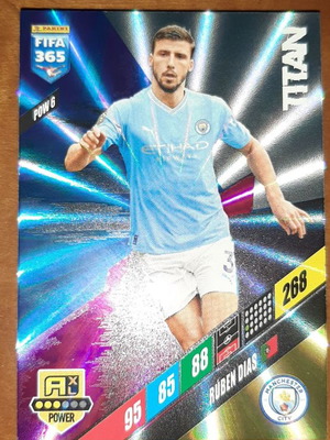Fifa 365 Adrenalyn XL 2024 Power6 Ruben Dias σε καλή κατάσταση
