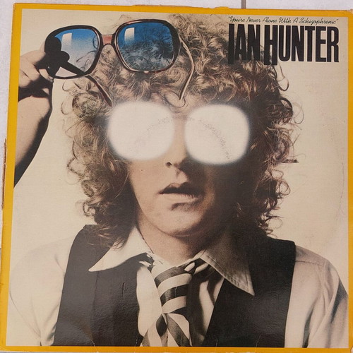 Ian Hunter You're Never Alone With A Schizophrenic LP like new, rock