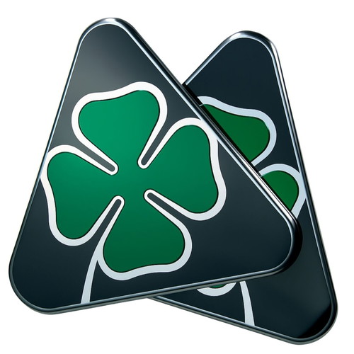 Alfa Romeo aluminum four-leaf clovers new