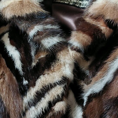 Mink fur like new, excellent quality, size L