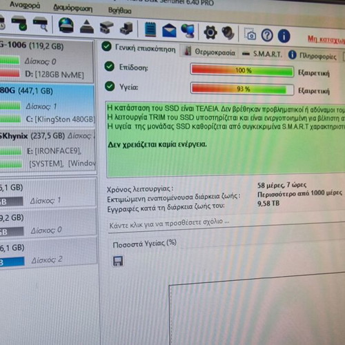 Kingston A400 SSD 480GB 2.5" SATA III like new