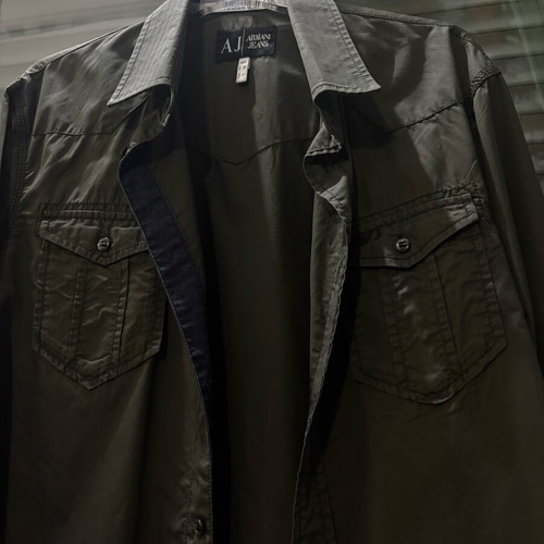 Armani Jeans shirt green like new