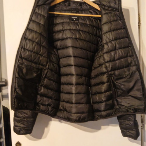 Puffer jacket black used, spring