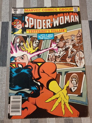 Spider-Woman #33 comic book used, Marvel 1980