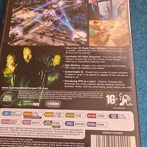 Command & Conquer Tiberium Wars PC used (hard copy)