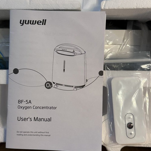 Yuwell 8F-5A Oxygen Concentrator 5L, like new