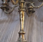 Silver 925 Handmade Five-Arm Baroque Candlestick