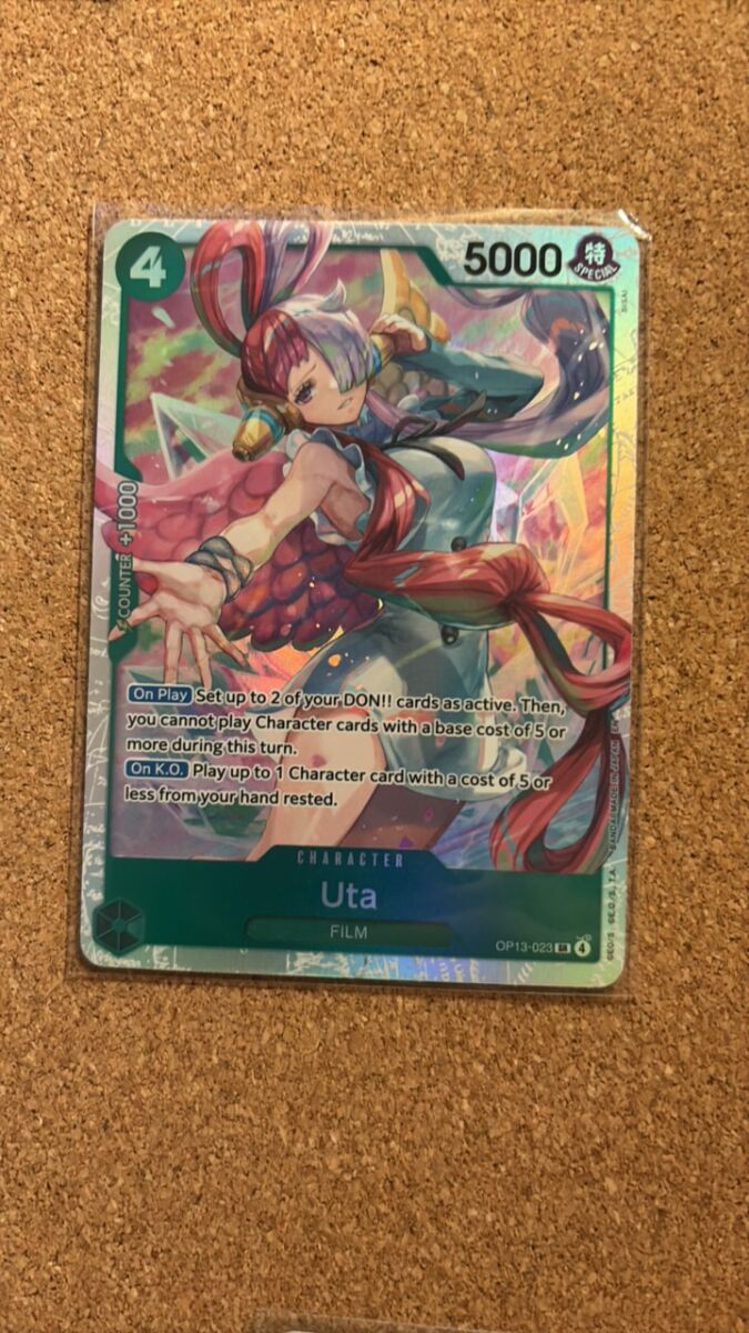 C*U様 ONE PIECE CARD GAME OP-13 One Piece Card Game Uta like new Op13-023 - € 1,50 - Vendora.cy