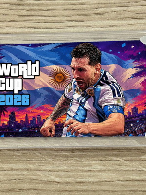 Ακρυλικό μαγνητάκι Messi 2026 Argentina World Cup καινούργιο