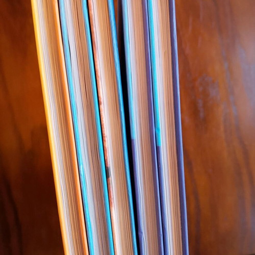 Collection of 5 hardcover albums like new, Lost Homelands and Islands