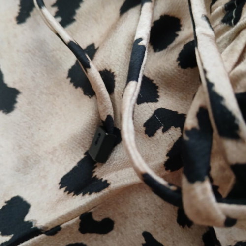 Mango animal print palazzo pants, multicolor
