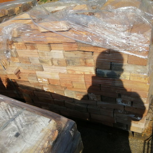 Firebricks from industrial gas kiln, 230mmX110mmX70mm