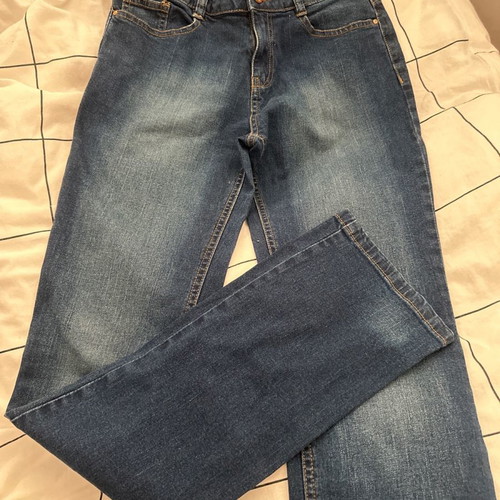 Straight line jeans used, size 38