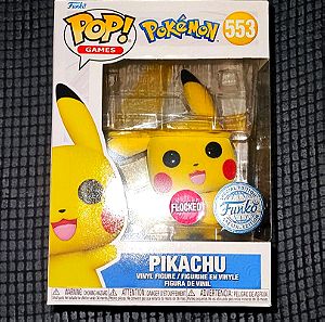 Funko Pop - Pikachu Flocked #553 POKEMON
