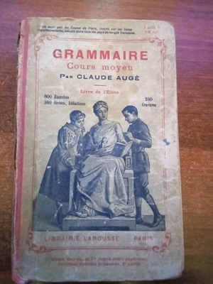 French grammar book petit la rousse used, moderate condition