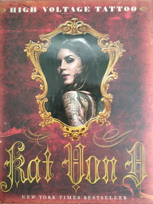 Kat Von D High Voltage Tattoo βιβλίο μεταχειρισμένο, Αγγλικά