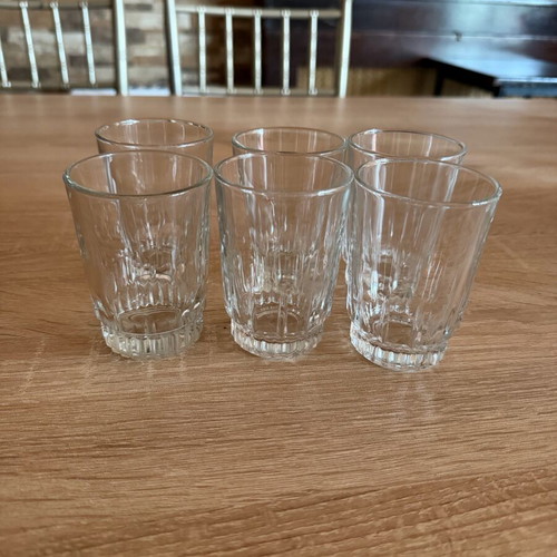 Retsina glasses used, set of 6 pieces