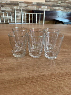 Retsina glasses used, set of 6 pieces