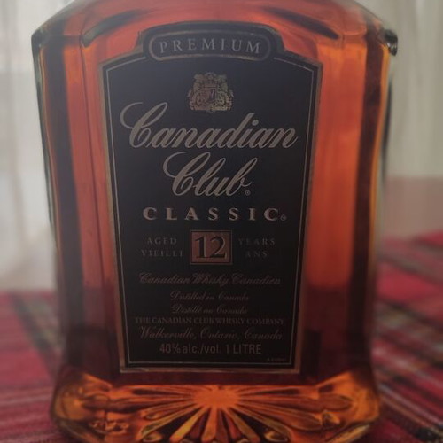 Canadian Club 12 Classic 1 Liter sealed