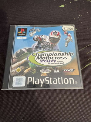 Championship Motocross 2001 PS1 παιχνίδι μεταχειρισμένο