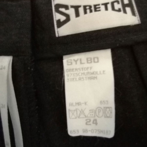 Sylbo women's wool pants new, black, size 2XL