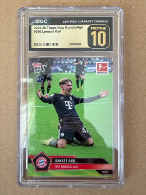 Topps Now Rookie Lennart Karl CGC 10 σαν καινούργιο
