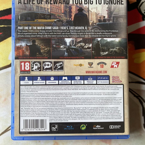 Mafia Definitive Edition PS4 used