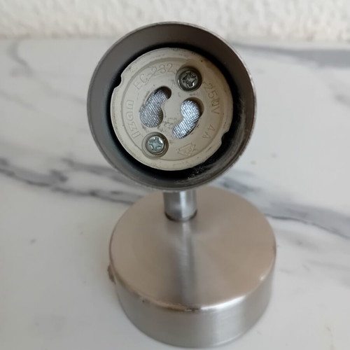 Metallic LED spotlight like new, pack of 2