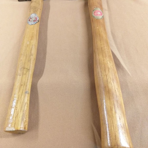 Old hammers used, pair