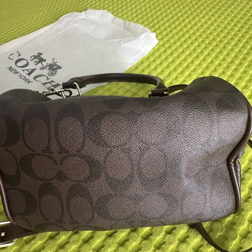 Coach Mini Rowan Crossbody bag dark brown new